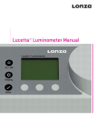Lucetta™ Luminometer Manual