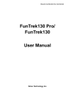 FunTrek130 Pro/ FunTrek130 User Manual