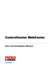 ControlCenter WebCenter - InfraLogic WebCenter Login