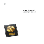 Logic Express 8 Getting Started