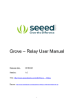 Grove – Relay User Manual