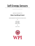 Self-sufficient sensors - Worcester Polytechnic Institute