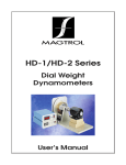 HD-1/HD-2 Series User`s Manual