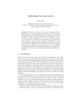 Rethinking Web interaction - Laboratoire Preuves, Programmes et