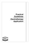Practical Guidelines Electrotherapy Application