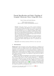 Formal Specification and Static Checking of Gemplus` Electronic