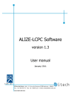 ALIZE-LCPC Software