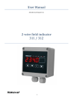 User Manual 2-wire field indicator 311 / 312