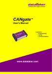 CANgate User`s Manual