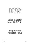 Cooled Incubators Series 1A, 2, 3 & 4