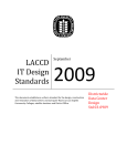 LACCD IT Design Standards