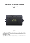 gsm/gprs/gps portable vehicle tracker user manual um03