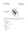 Manual for LED Spot Light Cob Tri Color 30W