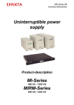 Manual - EFFEKTA, Power Supplies