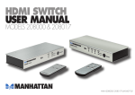 HDMI SwItcH USER MANUAL