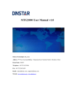 MTG2000 User Manual v1.0 - Dinstar,VOIP Gateway, Softswitch