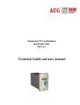 Technical Guide and user manual