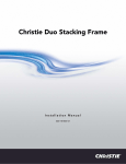 Christie Duo Stacking Frame