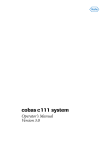 Roche Cobas C111 - User manual
