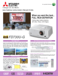 FD730U-G - Mitsubishi Presentation Products
