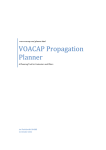 VOACAP Propagation Planner User`s Manual