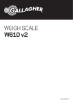 Weigh Scale W610 v2 Dimensions