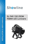 RDM PARAMETER IDS 1. SL PAR 150 ZOOM RGBW LED