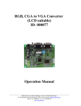 RGB, CGA to VGA Converter (LCD suitable)