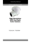 High Resolution DNR Day/Night Color Camera