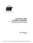 SST SST89F54, SST89F58 User Manual