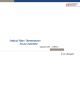 Optical Fiber Thermometer Model OR2000F