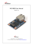 WIZ108SR User Manual