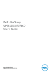 Dell UltraSharp UP2716D User`s Guide
