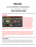 12 Cue Wireless Firing System