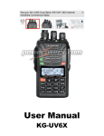 Wouxun KG-UV6X Owners Manual