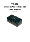TR-150 Vehicle/Asset Tracker User Manual