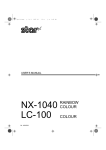 NX-1040 / LC-100CL User`s Manual