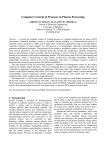 Computer Control of Pressure in Plasma Processing