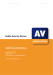 Mobile Security Review 2012 - AV