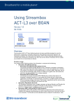 Using Streambox over BGAN