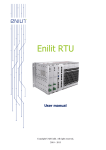 Enilit RTU user manual EN