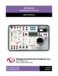RFD-200 S3 User`s Manual - Vanguard Instruments Company, Inc.