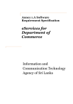 eServices for Department of Commerce