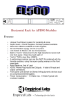 Horizontal Rack for API500 Modules