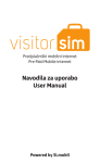 Navodila za uporabo User Manual