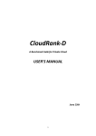 User`s Manual of CloudRank_V1.0
