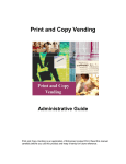PCV - Print & Copy Vending Admin Guide