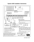 System 236E Installation Instructions