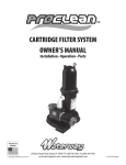 cartridge filter system owner`s manual