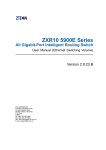 ZXR10 5900E Series All Gigabit-Port Intelligent Routing Switch
